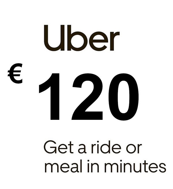 Uber EUR 120 Gift Card FR