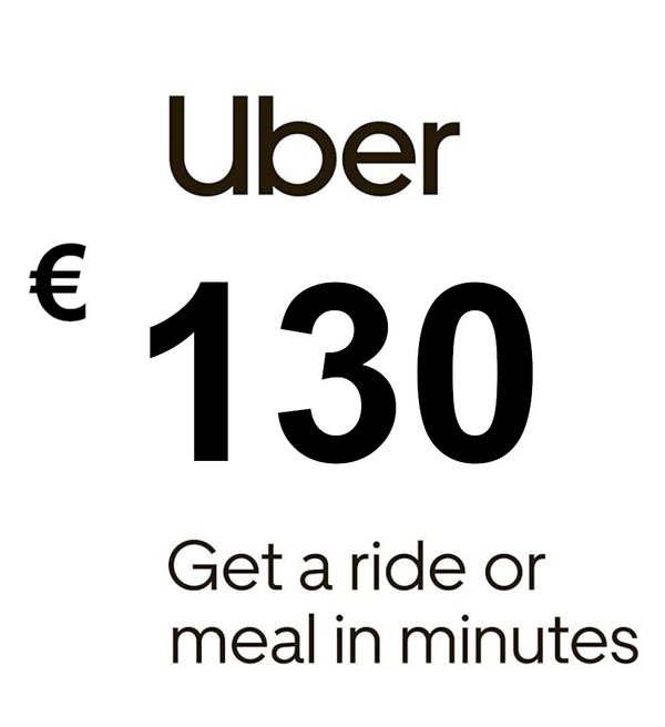 Uber EUR 130 Gift Card FR