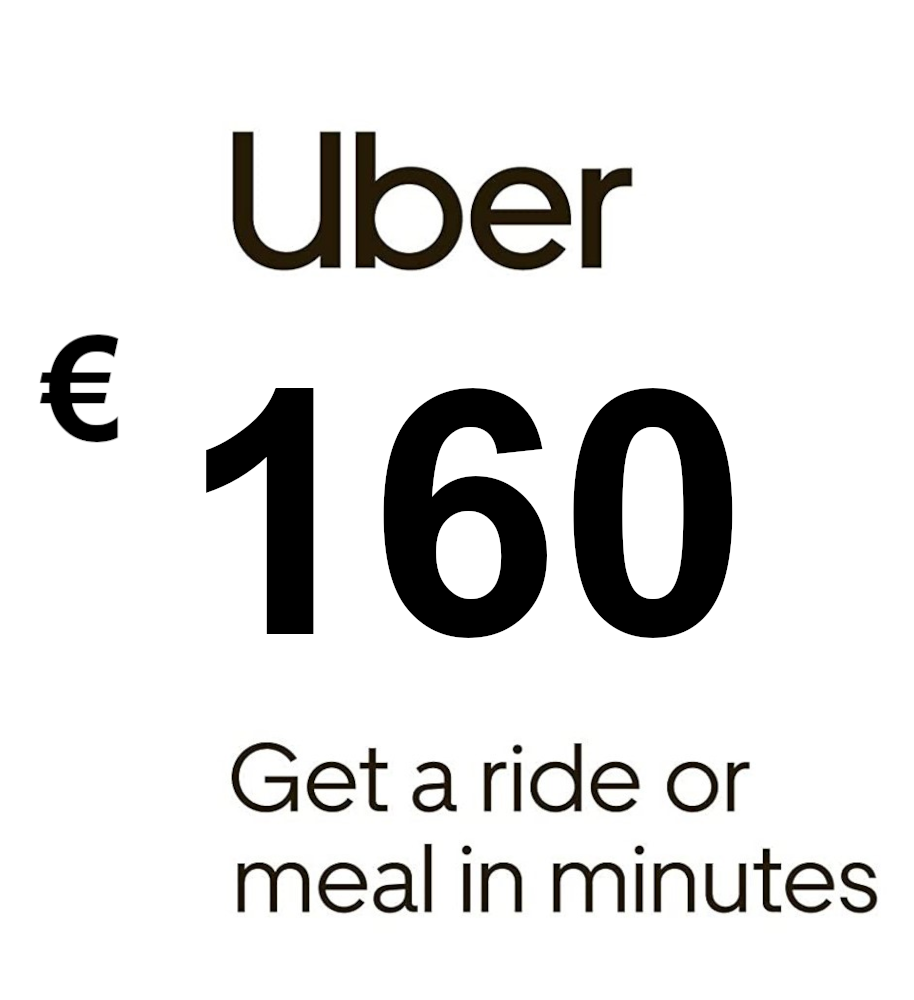 Uber EUR 160 Gift Card FR