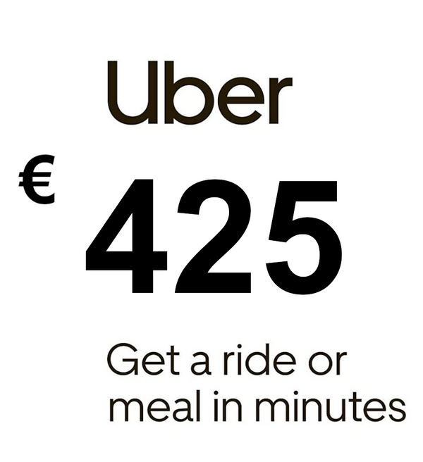 Uber EUR 425 Gift Card FR