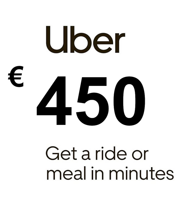 Uber EUR 450 Gift Card FR