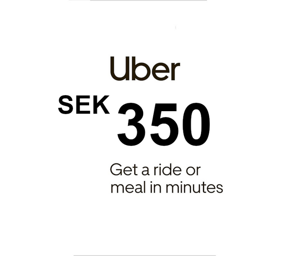 Uber SEK 350 Gift Card SE