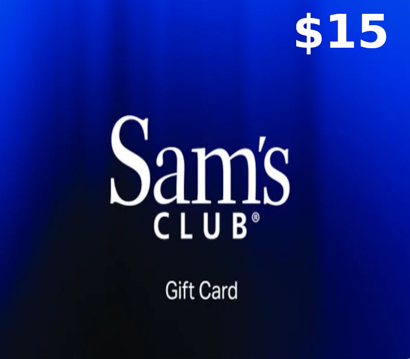 Sam’s Club USD 15 Gift Card