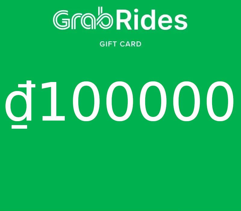 Grab Rides VND 100000 Gift Card VN