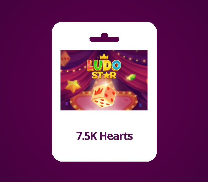 Ludo Star 7.5K Hearts Gift Card
