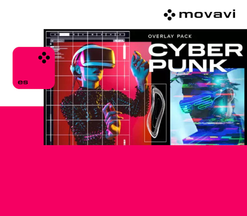 Movavi Video Editor 2025 - Cyberpunk Overlay Pack DLC