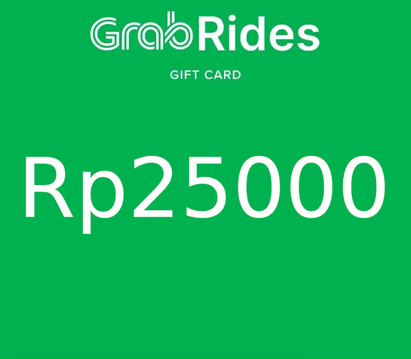 Grab Rides IDR 25000 Gift Card ID