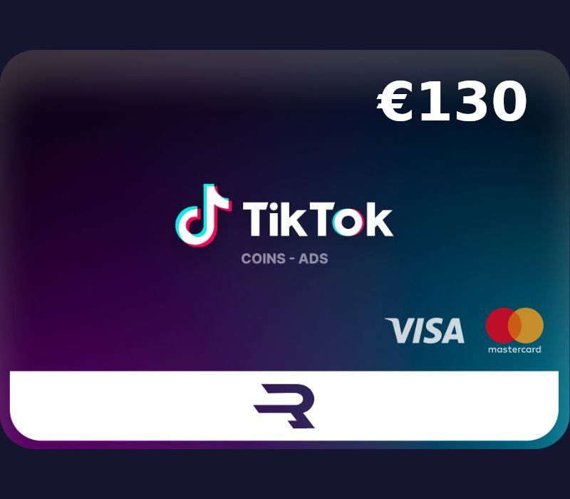 Rewarble TikTok EUR 130 Gift Card