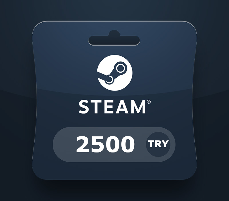Steam Wallet TRY 2500 Gift Card TR