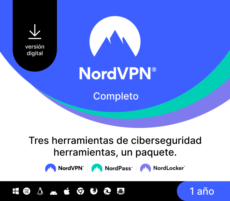 NordVPN Complete ES Key (1 Year / 10 Devices)