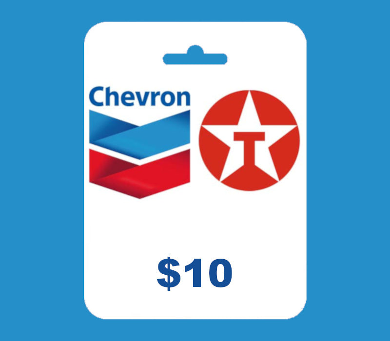Chevron and Texaco USD 10 Gift Card