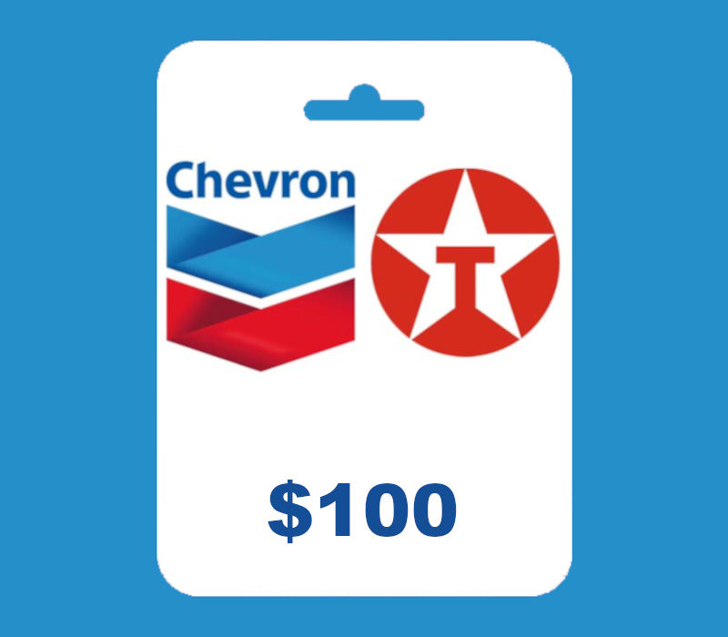 Chevron and Texaco USD 100 Gift Card