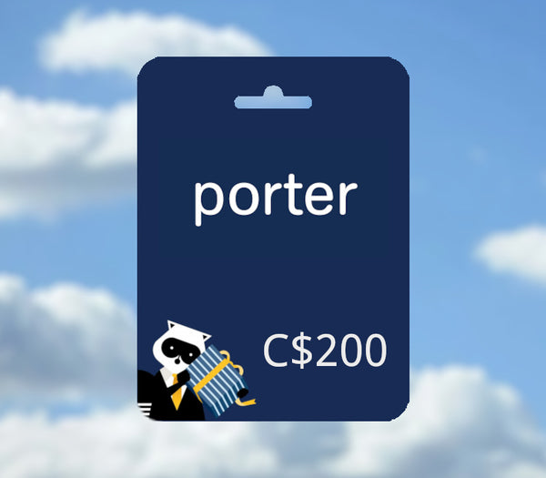 Porter Airlines CAD 200 Gift Card CA