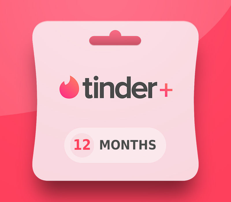 Tinder Plus - 12-Month Subscription Key CZ