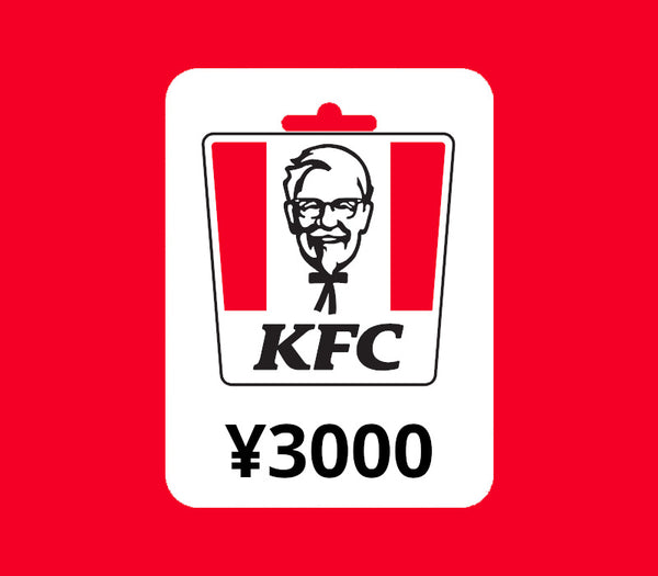 KFC JPY 3000 Gift Card JP