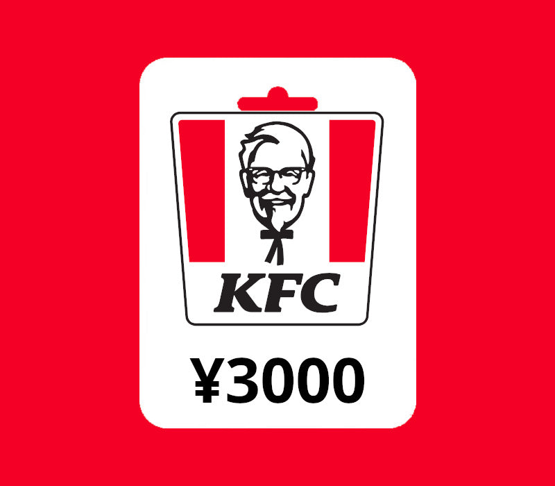 KFC JPY 3000 Gift Card JP