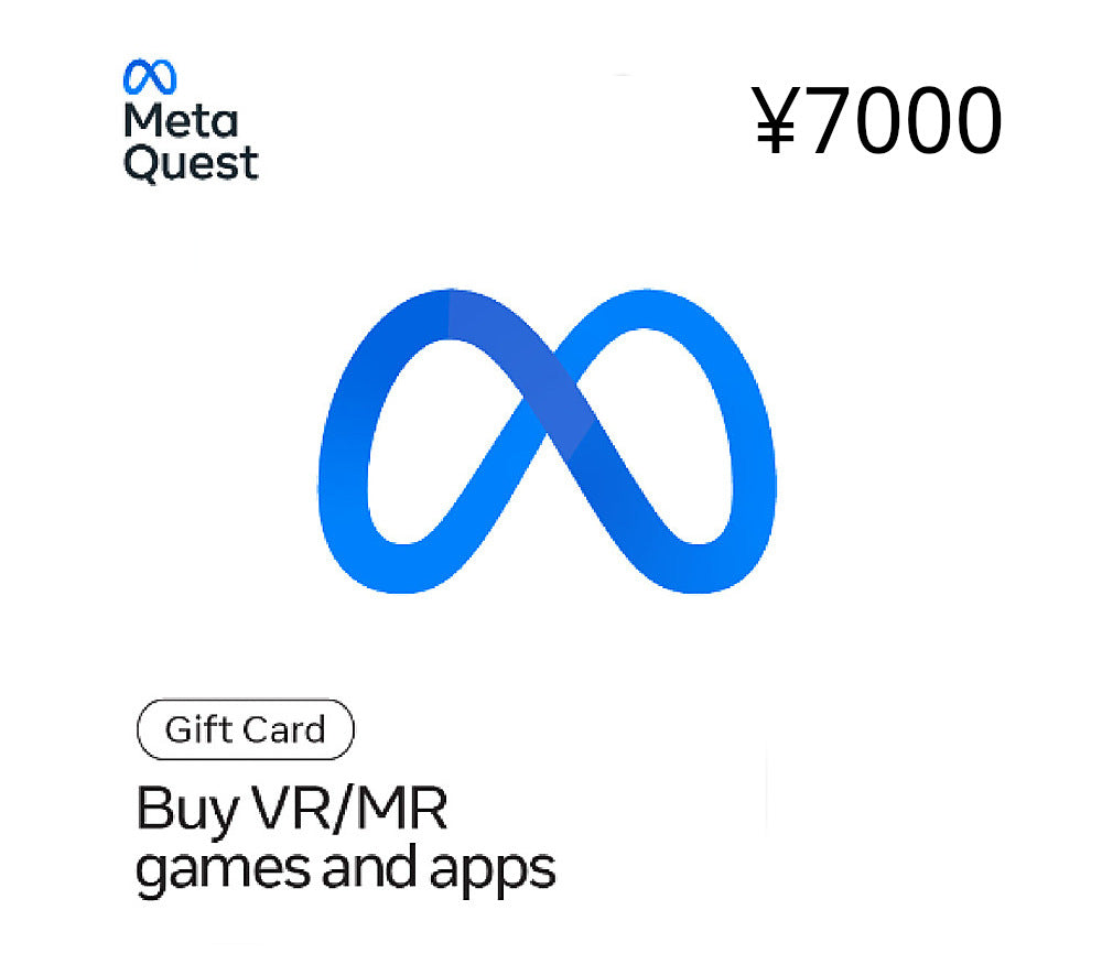 Meta Quest JPY 7000 Gift Card JP