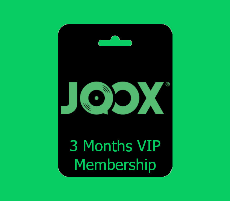 JOOX 3-Months VIP Membership Subscription Key TH