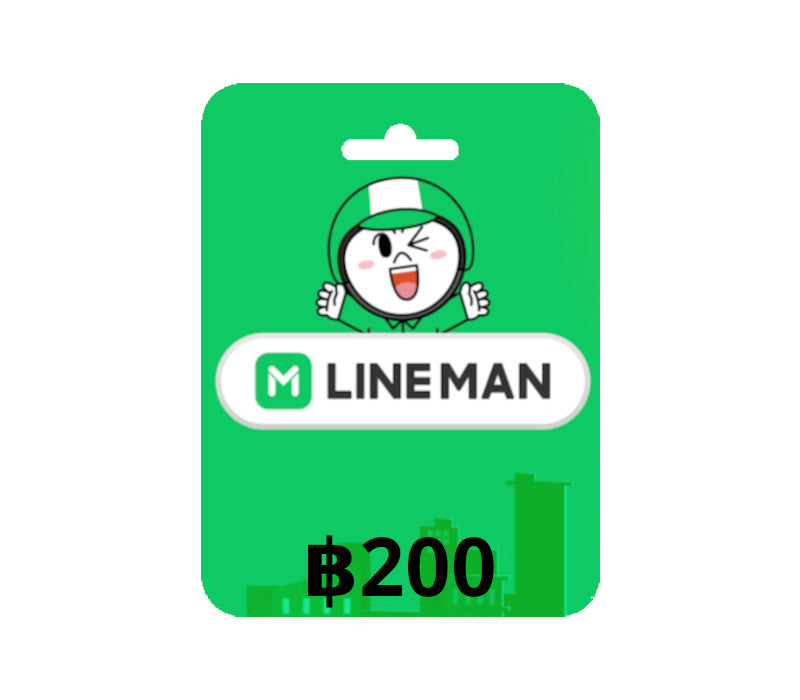 Line Man Delivery THB 200 Gift Card TH
