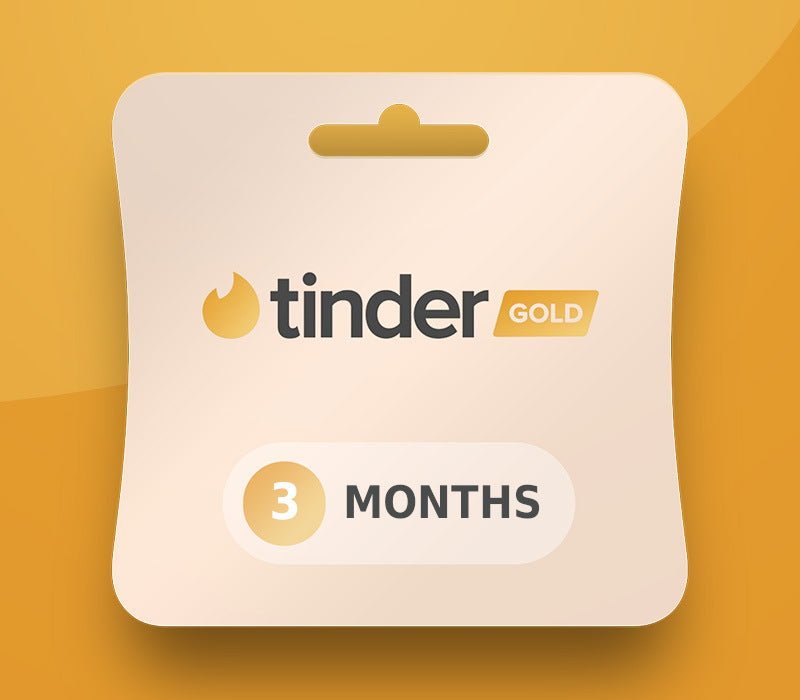 Tinder Gold - 3 Months Subscription Key HK