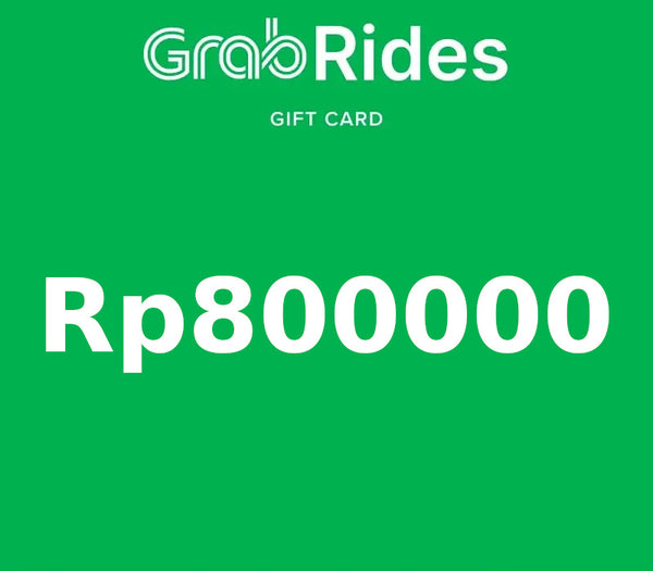 Grab Rides IDR 800000 Gift Card ID
