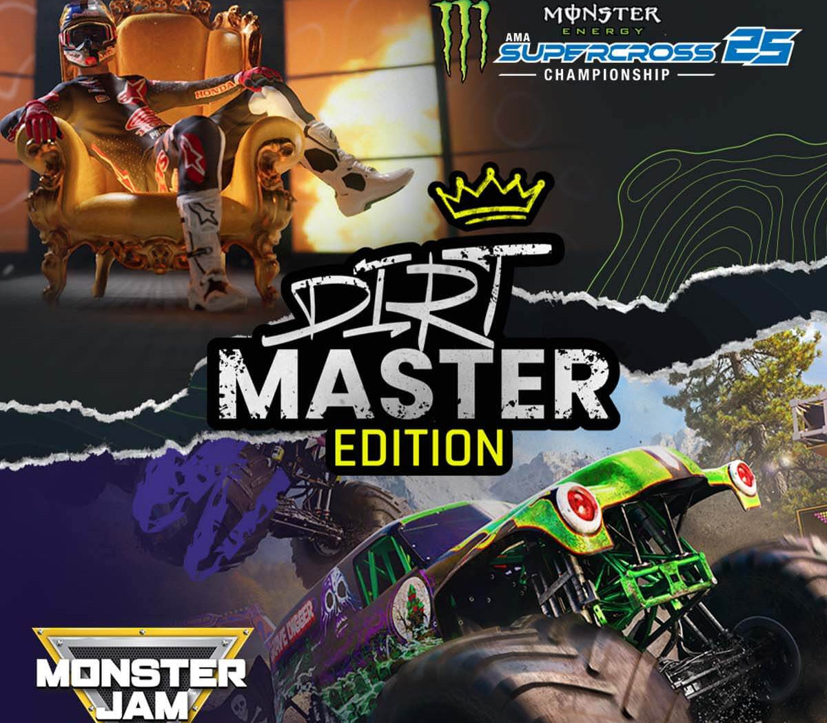 Monster Energy Supercross 25 X Monster Jam Showdown: Dirt Master Edition US XBOX One /