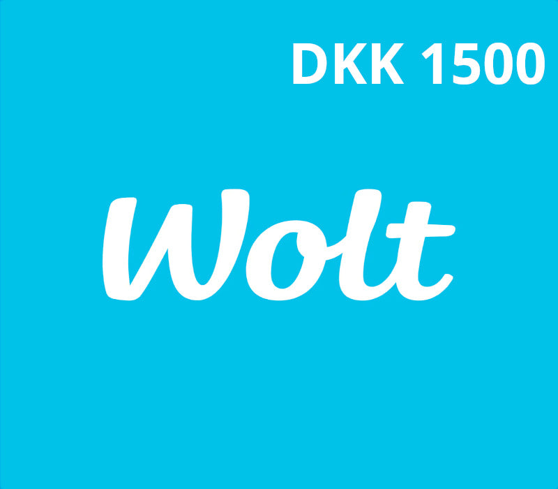 Wolt DKK 1500 Gift Card DK