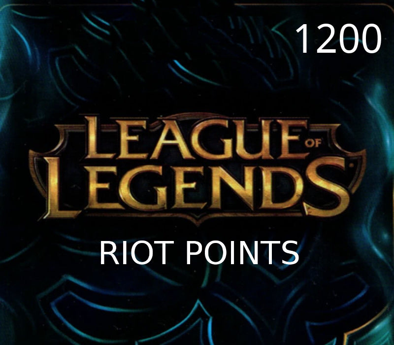 League of Legends 1200 RP Prepaid Card