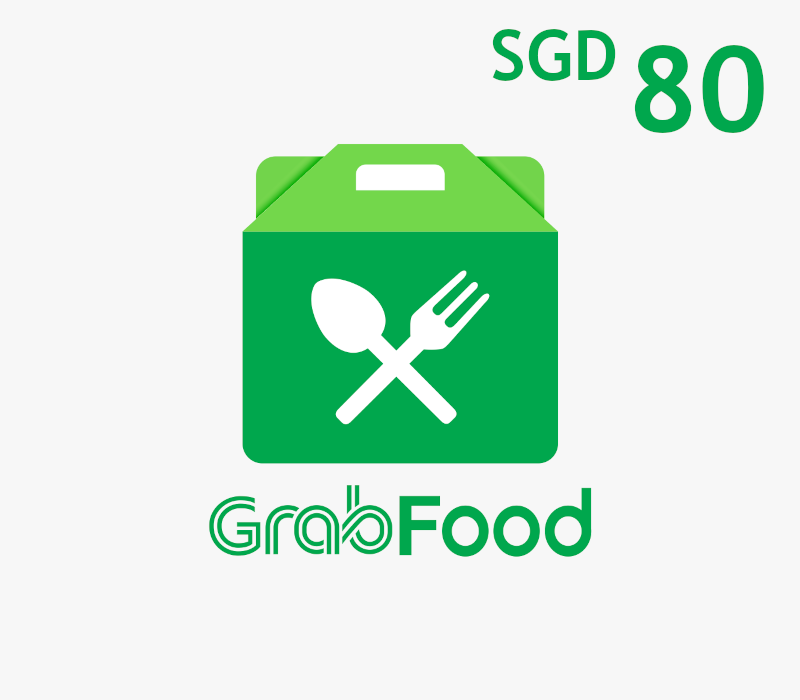 Grab Food SGD 80 Gift Card SG