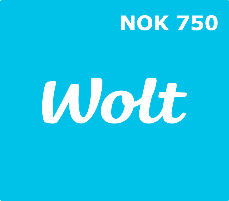 Wolt NOK 750 Gift Card NO