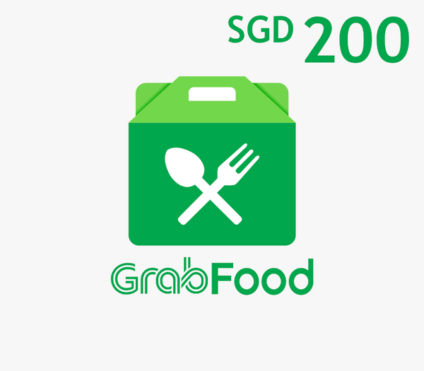 Grab Food SGD 200 Gift Card SG