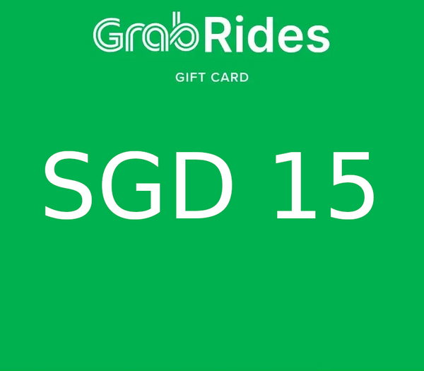 Grab Rides SGD 15 Gift Card SG