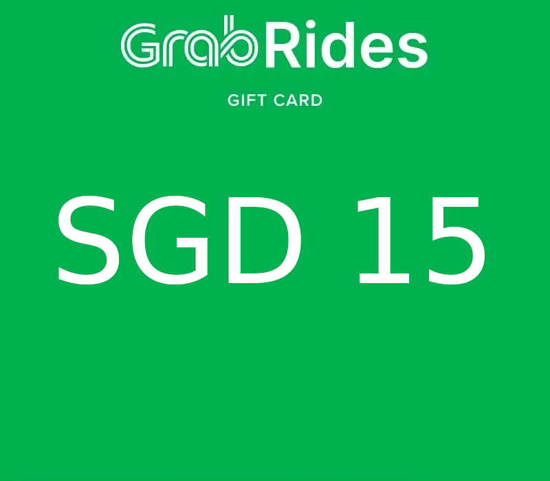 Grab Rides SGD 15 Gift Card SG