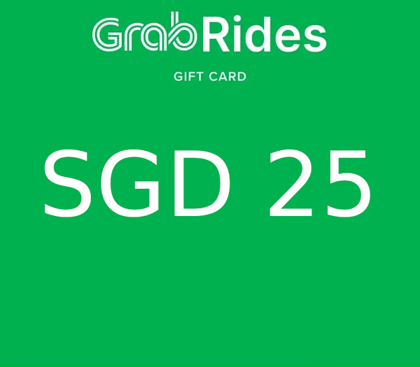 Grab Rides SGD 25 Gift Card SG