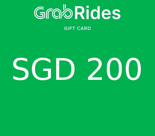Grab Rides SGD 200 Gift Card SG