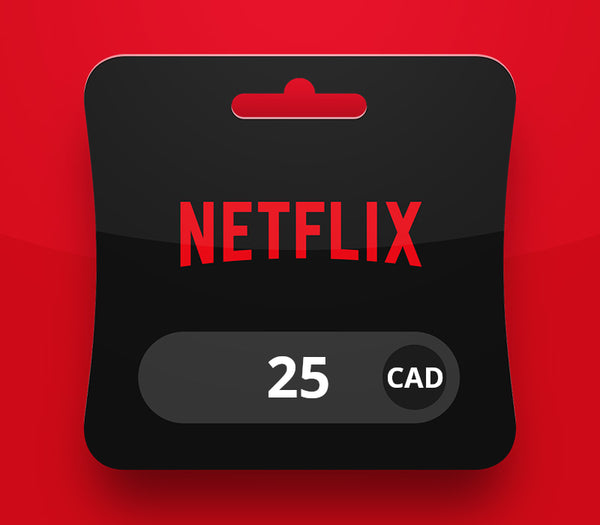 Netflix CAD 25 Gift Card CA