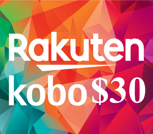 Rakuten kobo USD 30 Gift Card