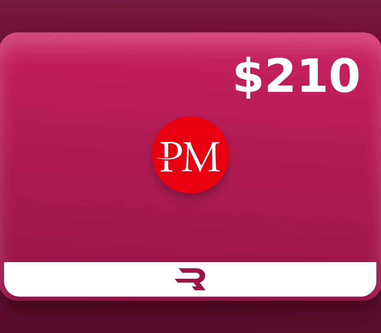 Rewarble Perfect Money USD 210 Gift Card