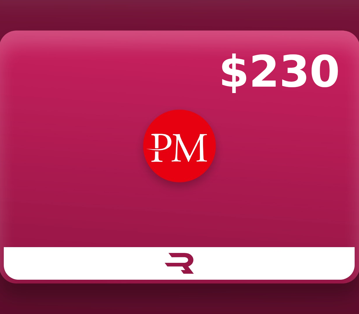 Rewarble Perfect Money USD 230 Gift Card