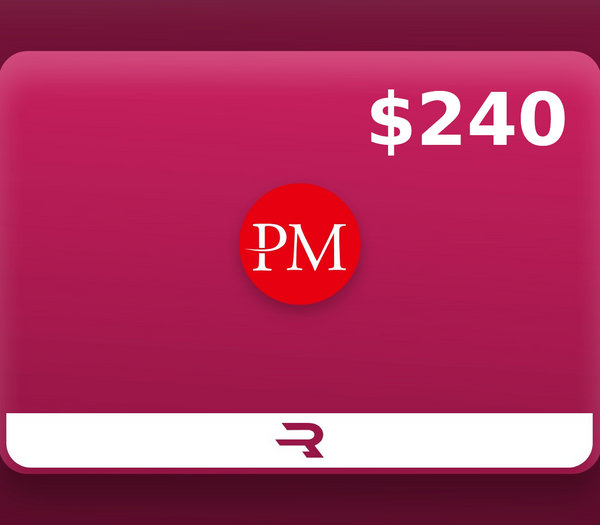 Rewarble Perfect Money USD 240 Gift Card
