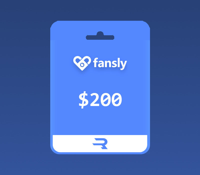 Rewarble Fansly USD 200 Gift Card