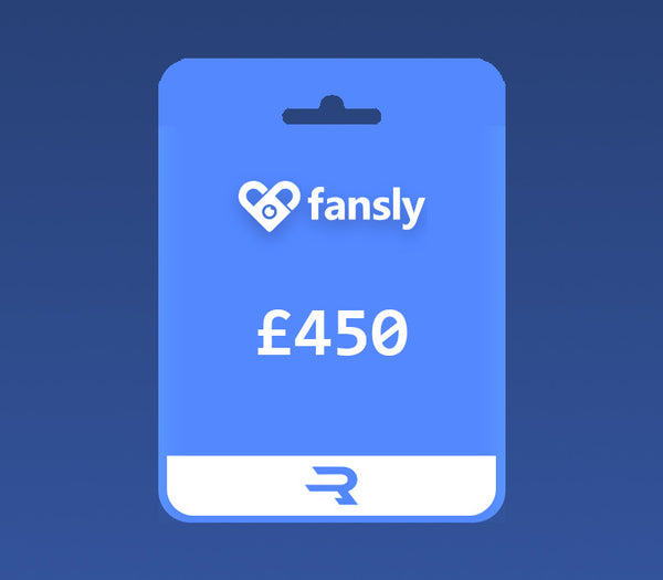 Rewarble Fansly GBP 450 Gift Card