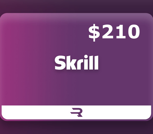 Rewarble Skrill USD 210 Gift Card