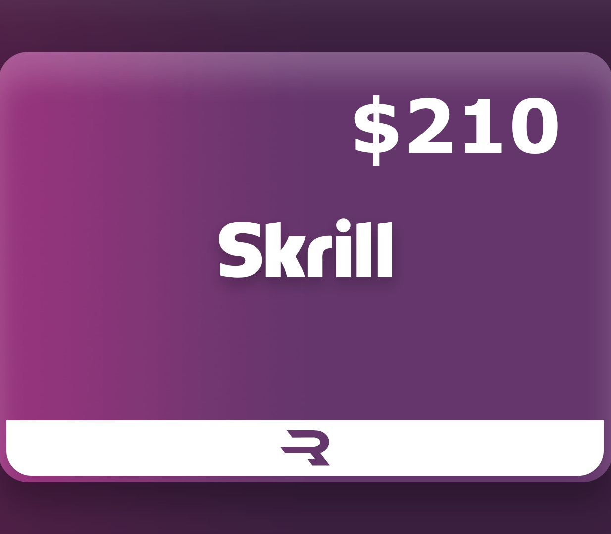 Rewarble Skrill USD 210 Gift Card