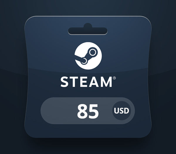 Steam Wallet USD 85 Gift Card