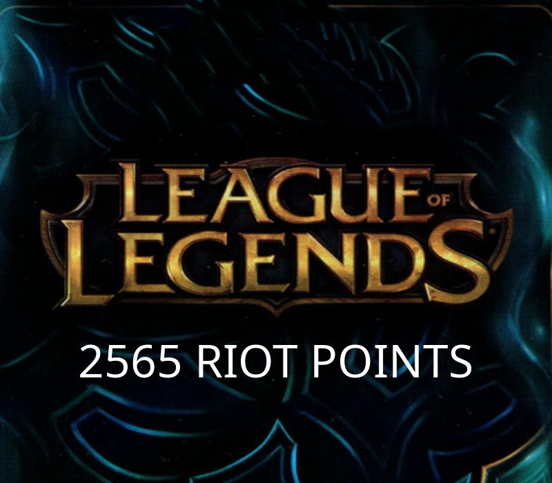 League of Legends 2565 RP Prepaid Card