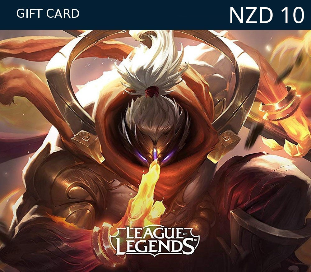 League of Legends NZD 10 Prepaid RP Card NZ