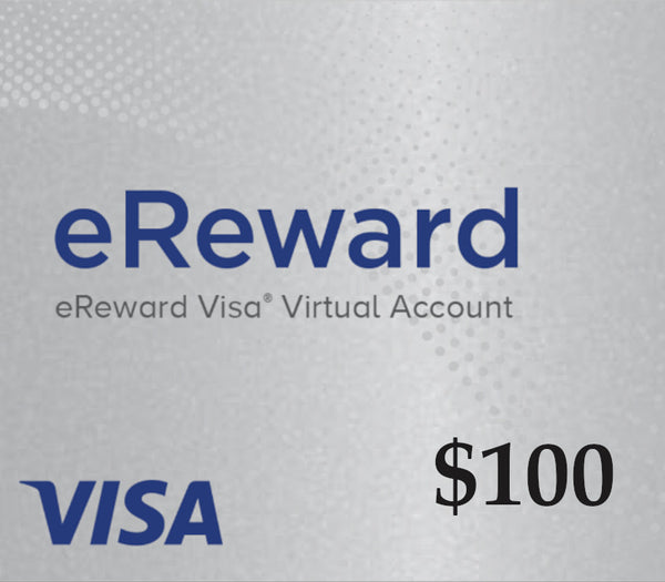 Prepaid Visa eReward USD 100 Gift Card