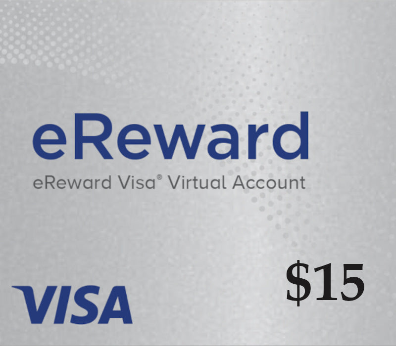Prepaid Visa eReward USD 15 Gift Card