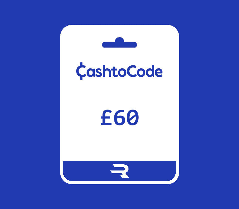 Rewarble CashtoCode GBP 60 Gift Card